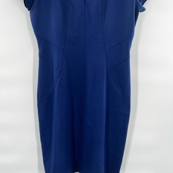 BCBGMazAzria blue sheath dress size M - Picture 3 of 10